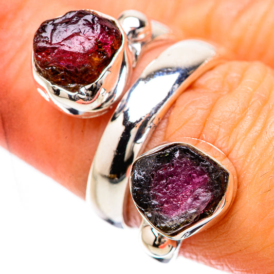 Pink Tourmaline Rings handcrafted by Ana Silver Co - RING133834