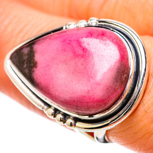 Rhodonite Rings handcrafted by Ana Silver Co - RING133835