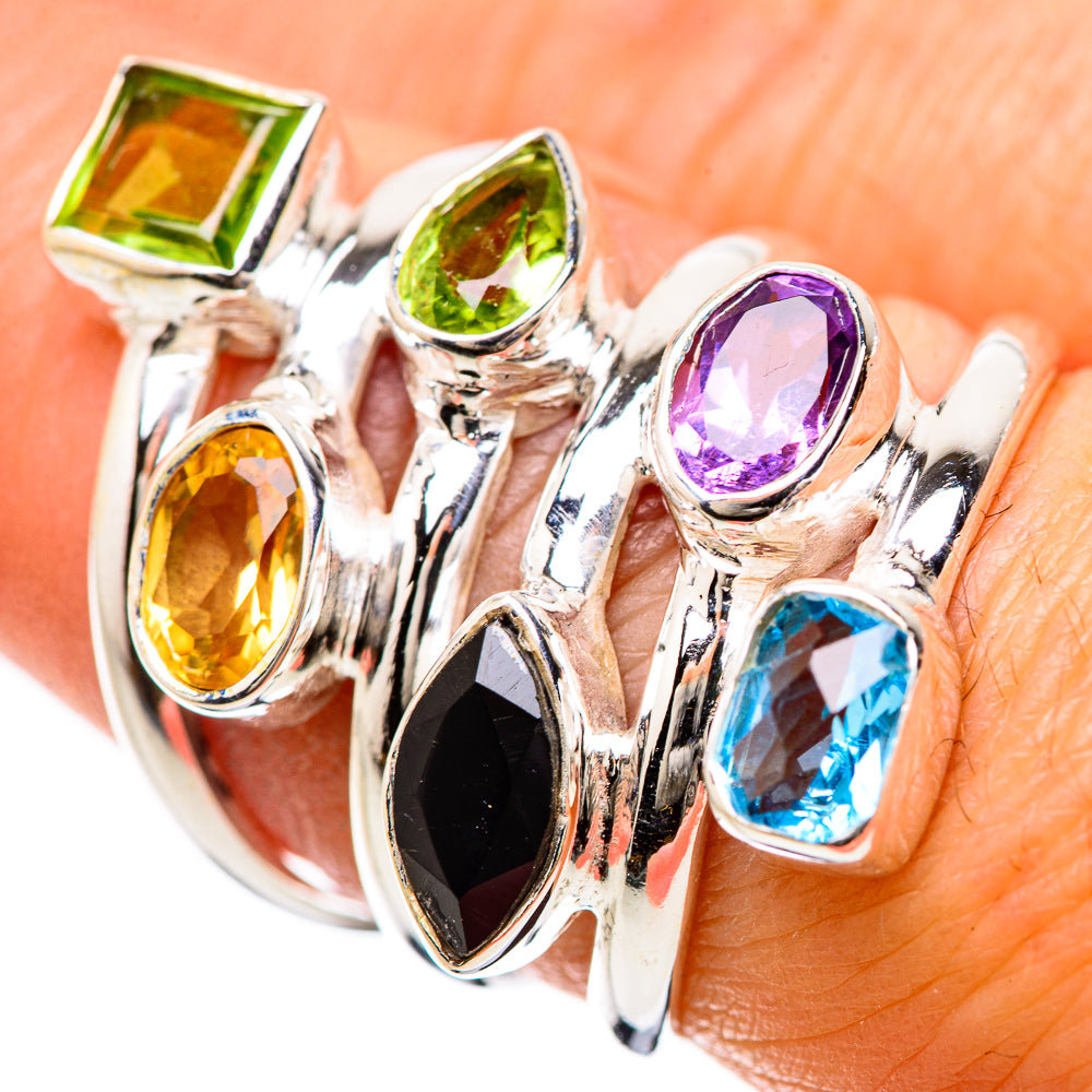 Black Onyx Rings handcrafted by Ana Silver Co - RING133846
