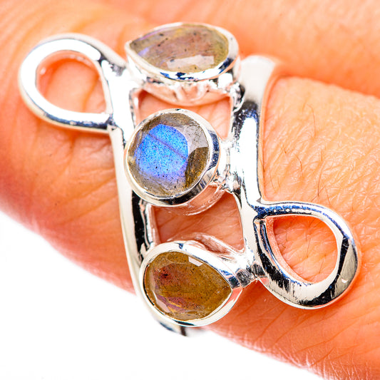 Labradorite Rings handcrafted by Ana Silver Co - RING133857