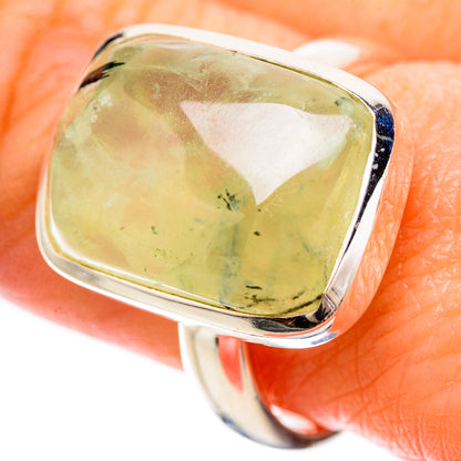 Prehnite Rings handcrafted by Ana Silver Co - RING133859