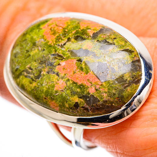 Unakite Rings handcrafted by Ana Silver Co - RING133860