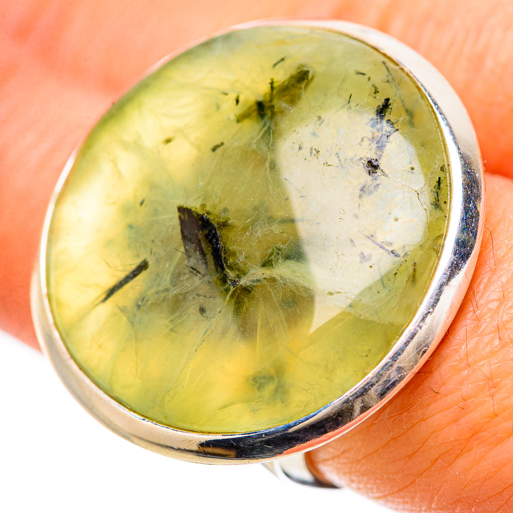 Prehnite Rings handcrafted by Ana Silver Co - RING133862