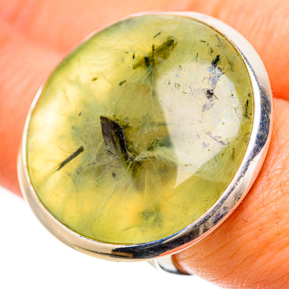 Prehnite Rings handcrafted by Ana Silver Co - RING133862
