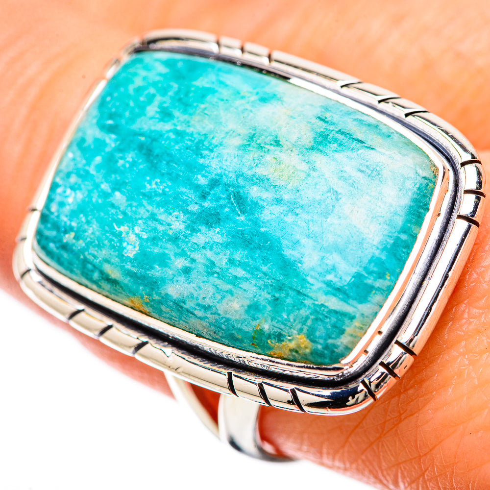 Amazonite Rings handcrafted by Ana Silver Co - RING133865