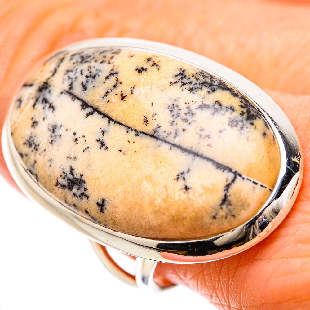 Germany Psilomelane Dendrite Rings handcrafted by Ana Silver Co - RING133868