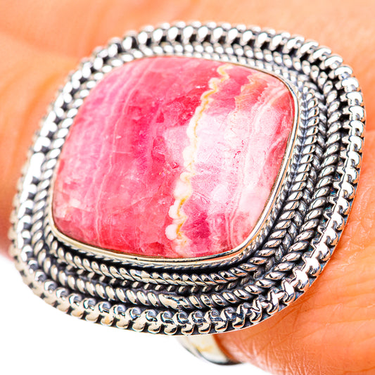 Rhodochrosite Rings handcrafted by Ana Silver Co - RING133870