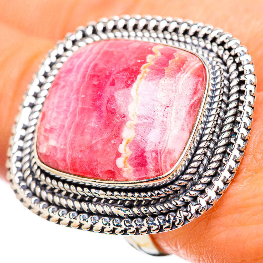 Rhodochrosite Rings handcrafted by Ana Silver Co - RING133870