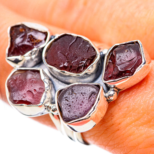 Garnet Rings handcrafted by Ana Silver Co - RING133872