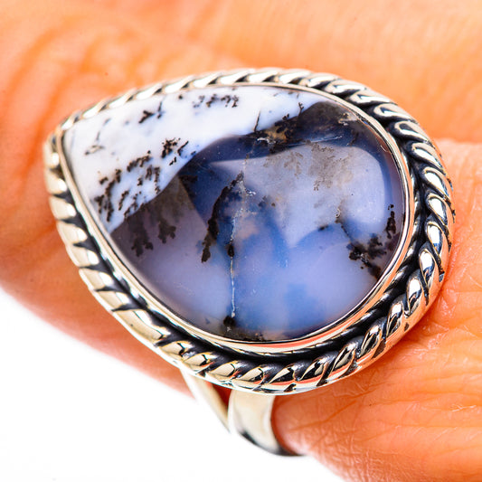 Dendritic Opal Rings handcrafted by Ana Silver Co - RING133877