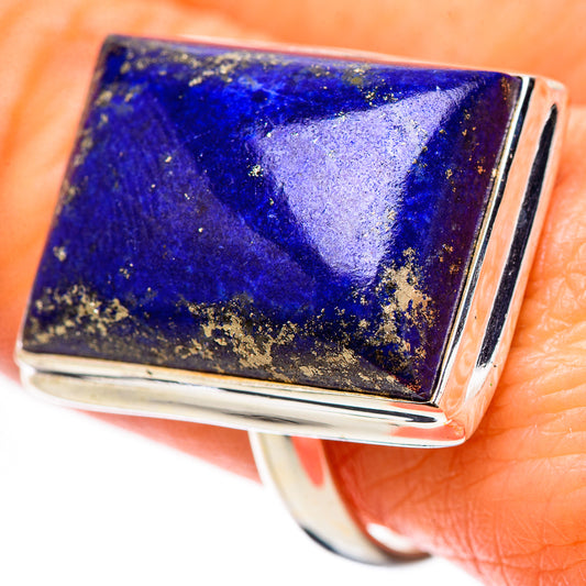 Lapis Lazuli Rings handcrafted by Ana Silver Co - RING133886
