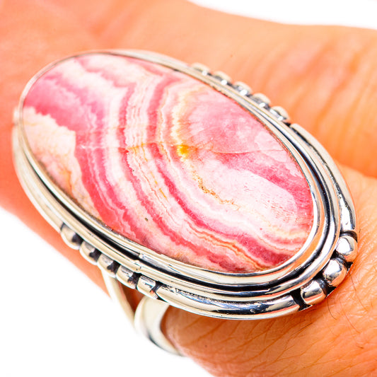 Rhodochrosite Rings handcrafted by Ana Silver Co - RING133900