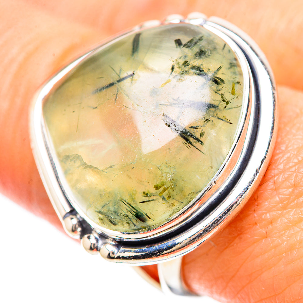 Prehnite Rings handcrafted by Ana Silver Co - RING133921