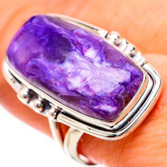 Charoite Rings handcrafted by Ana Silver Co - RING133926