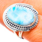 Larimar Rings handcrafted by Ana Silver Co - RING133935