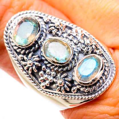 Labradorite Rings handcrafted by Ana Silver Co - RING133940