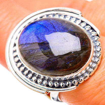 Labradorite Rings handcrafted by Ana Silver Co - RING133955
