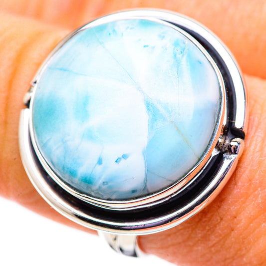 Larimar Rings handcrafted by Ana Silver Co - RING133960