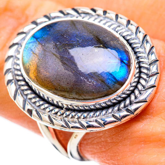 Labradorite Rings handcrafted by Ana Silver Co - RING133962