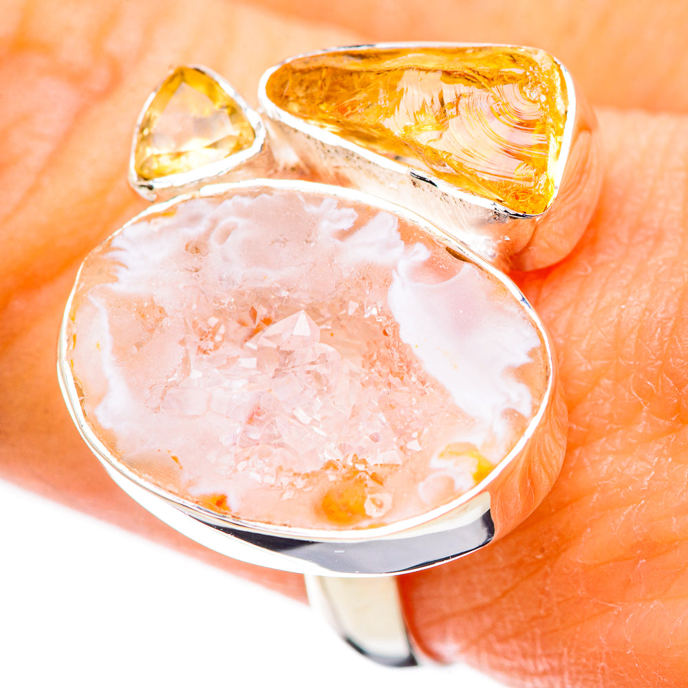 Occo Geode Slice Rings handcrafted by Ana Silver Co - RING133973