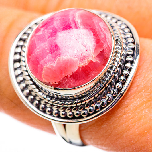 Rhodochrosite Rings handcrafted by Ana Silver Co - RING133974