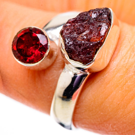 Garnet Rings handcrafted by Ana Silver Co - RING133976