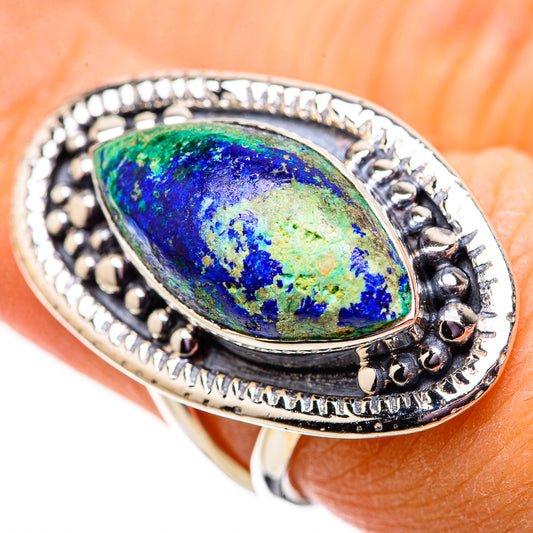 Azurite Rings handcrafted by Ana Silver Co - RING133982
