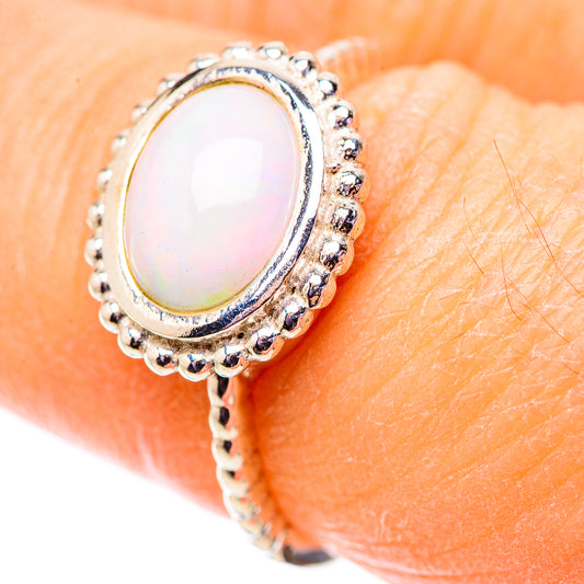 Ethiopian Opal Rings handcrafted by Ana Silver Co - RING133983