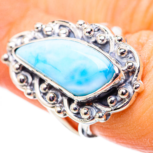 Larimar Rings handcrafted by Ana Silver Co - RING133992