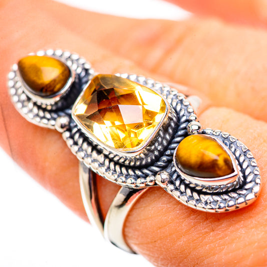 Citrine Rings handcrafted by Ana Silver Co - RING133999