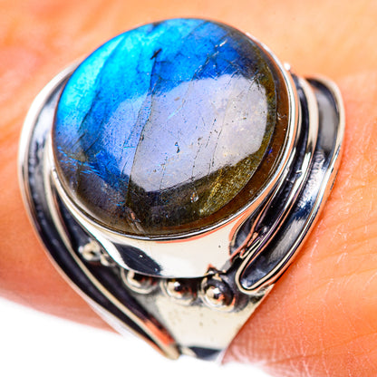 Labradorite Rings handcrafted by Ana Silver Co - RING134013