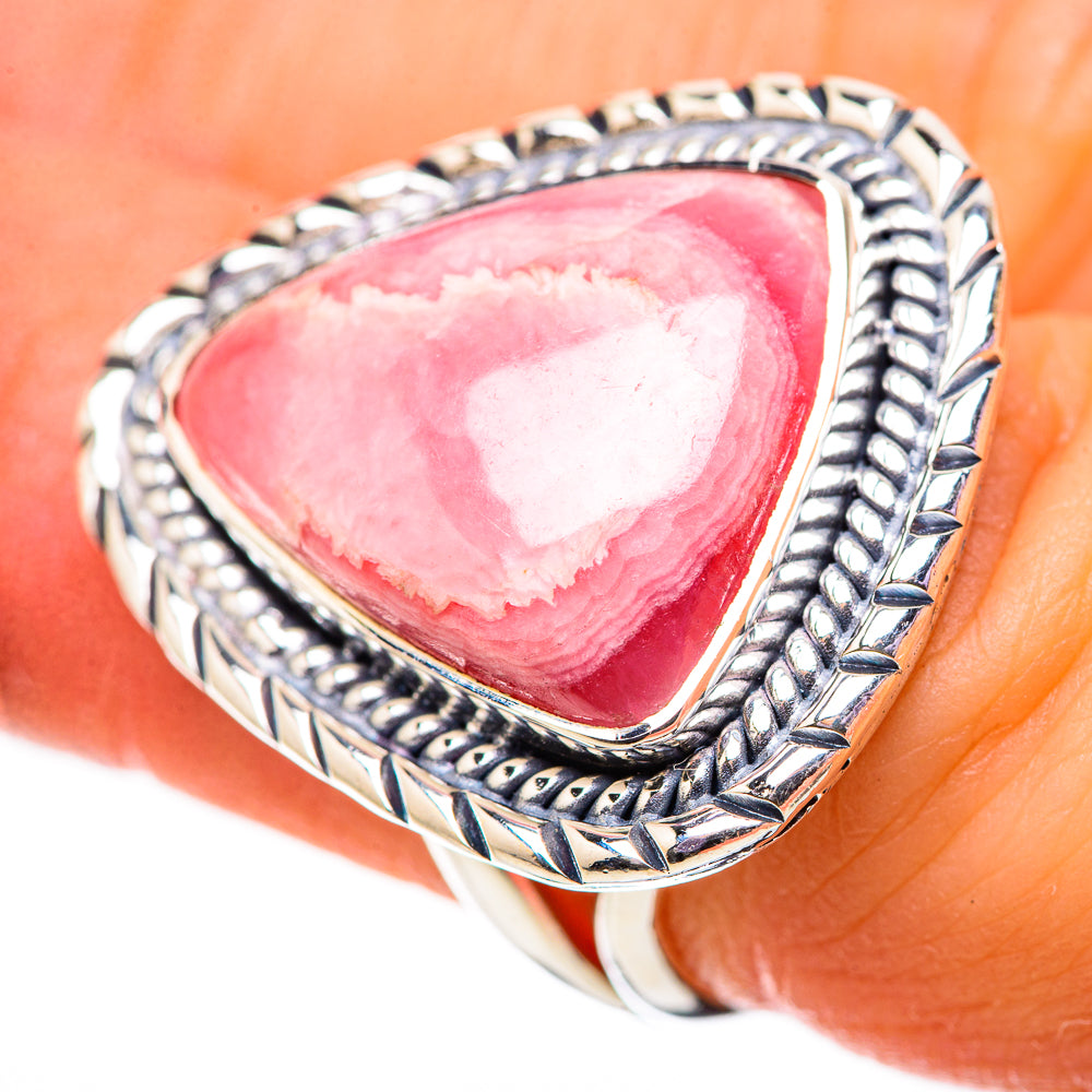 Rhodochrosite Rings handcrafted by Ana Silver Co - RING134028