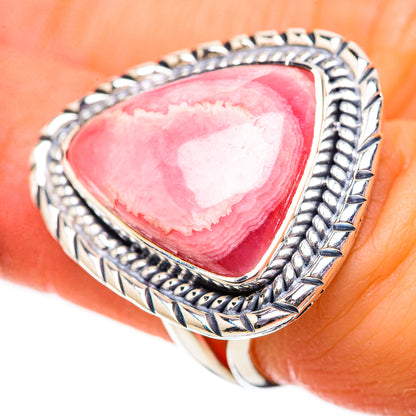 Rhodochrosite Rings handcrafted by Ana Silver Co - RING134028