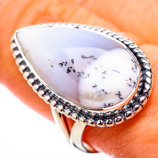 Dendritic Opal Rings handcrafted by Ana Silver Co - RING134036