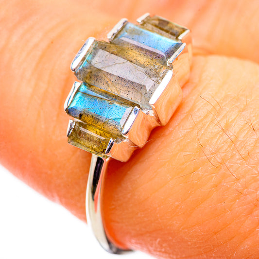 Labradorite Rings handcrafted by Ana Silver Co - RING134045