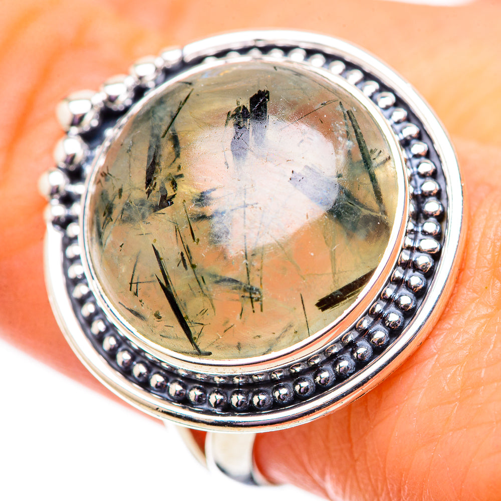 Prehnite Rings handcrafted by Ana Silver Co - RING134073