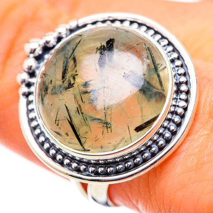 Prehnite Rings handcrafted by Ana Silver Co - RING134073