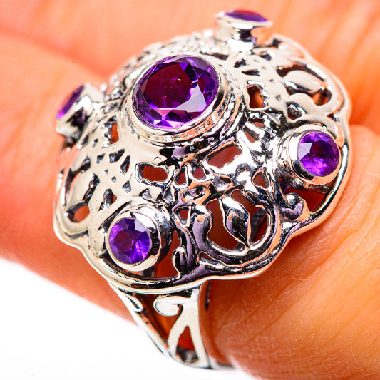 Amethyst Rings handcrafted by Ana Silver Co - RING134081