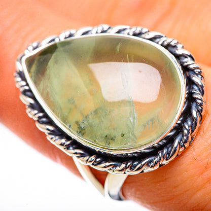 Prehnite Rings handcrafted by Ana Silver Co - RING134099