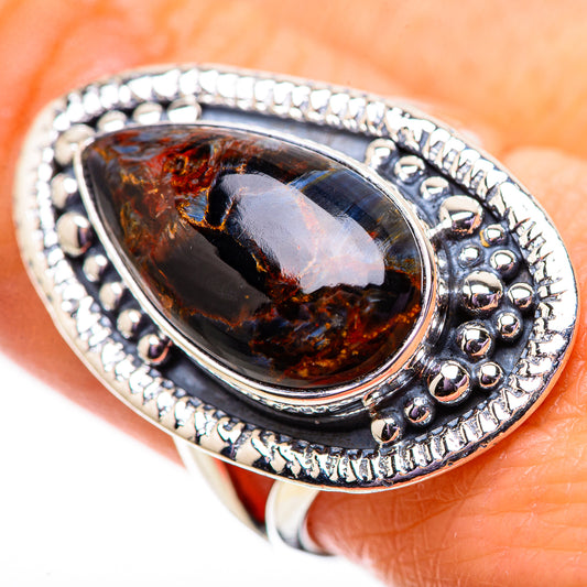 Pietersite Rings handcrafted by Ana Silver Co - RING134107