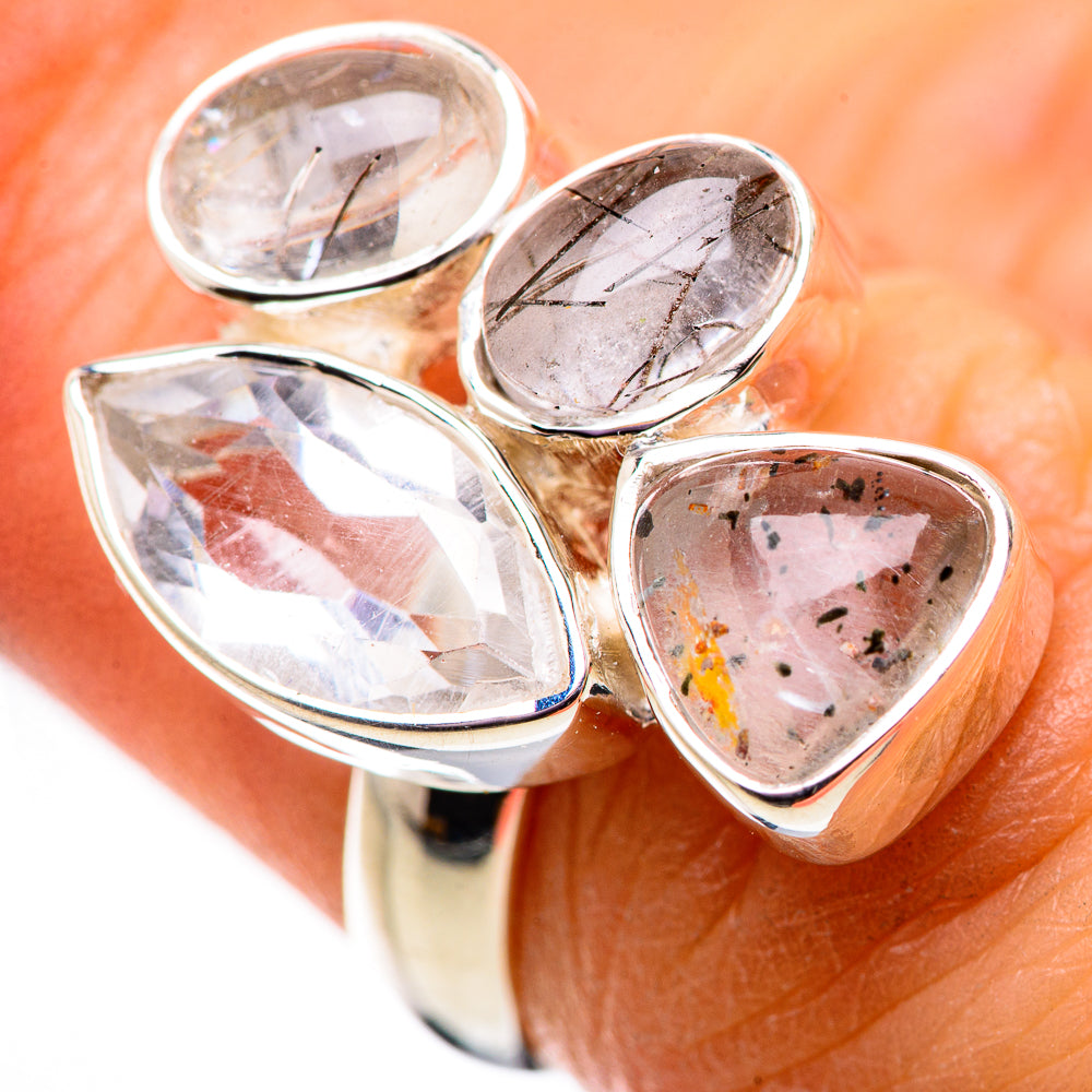 White Quartz Rings handcrafted by Ana Silver Co - RING134109
