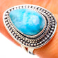 Larimar Rings handcrafted by Ana Silver Co - RING134116