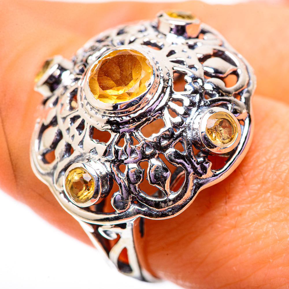 Citrine Rings handcrafted by Ana Silver Co - RING134129