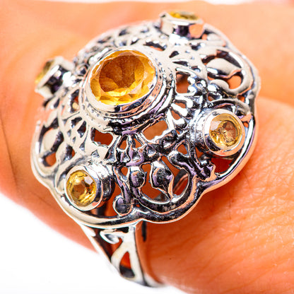 Citrine Rings handcrafted by Ana Silver Co - RING134129