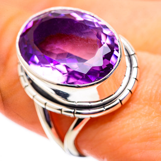 Amethyst Rings handcrafted by Ana Silver Co - RING134134