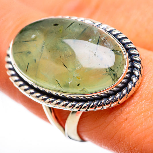 Prehnite Rings handcrafted by Ana Silver Co - RING134146
