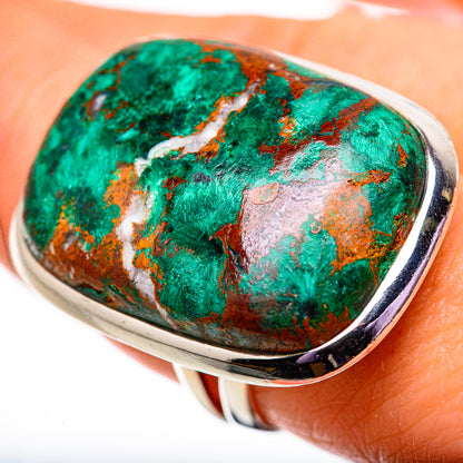 Malachite Rings handcrafted by Ana Silver Co - RING134147