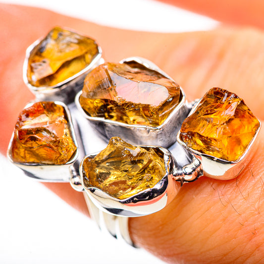 Citrine Rings handcrafted by Ana Silver Co - RING134149