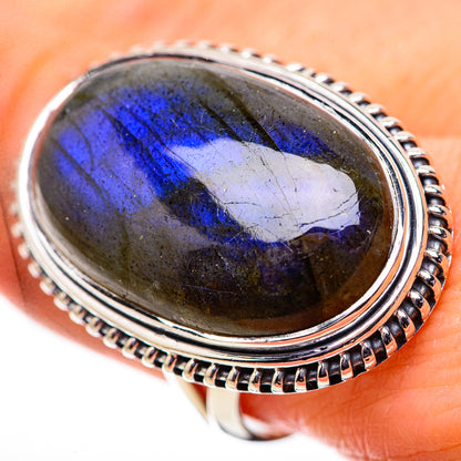 Labradorite Rings handcrafted by Ana Silver Co - RING134159