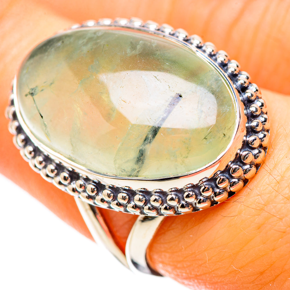 Prehnite Rings handcrafted by Ana Silver Co - RING134166
